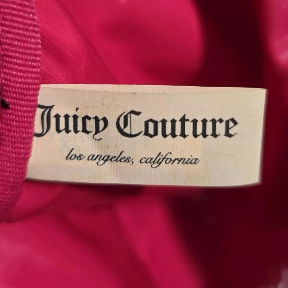 Juicy Couture Leopard Print Clutch - Black and Cream Cosmetic Case